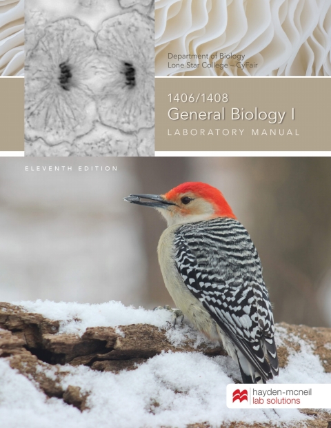 Cover image for book General Biology I Lab Manual - 1406/1408 - Lone Star College - CyFair