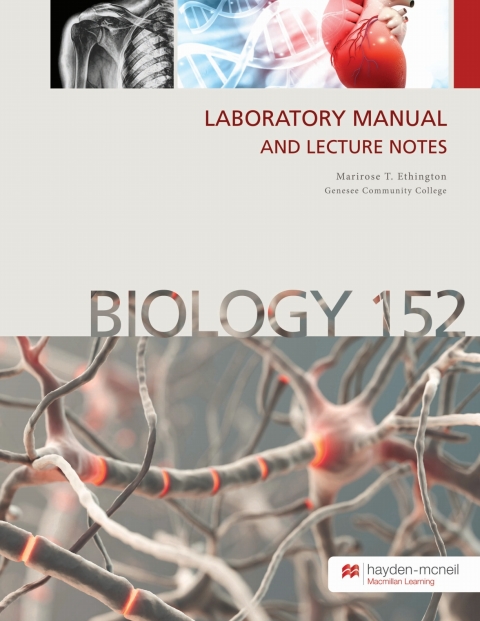 Cover image for book Biology 152: Laboratory Manual and Lecture Notes - Genesee Community College