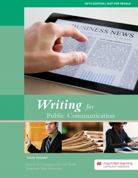 Cover image for book Writing for Public Communication - Kennesaw State University