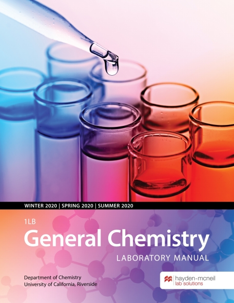 Cover image for book General Chemistry 1LB: Laboratory Manual - University of California, Riverside