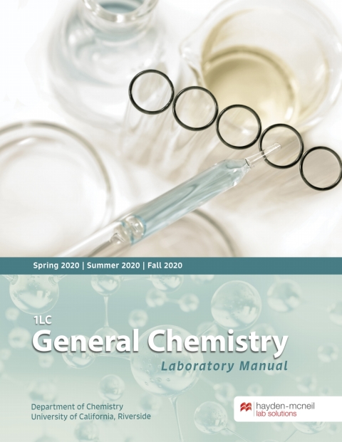 Cover image for book General Chemistry 1LC: Laboratory Manual - University of California, Riverside