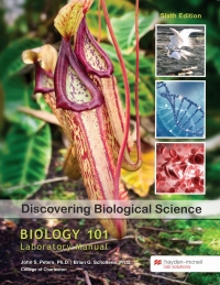 Discovering Biological Science: Laboratory Manual For Biology 101 6th ...