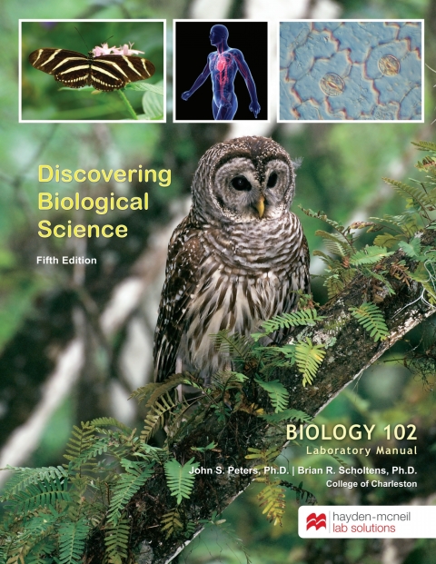 Cover image for book Discovering Biological Science: Laboratory Manual for Biology 102 - College of Charleston