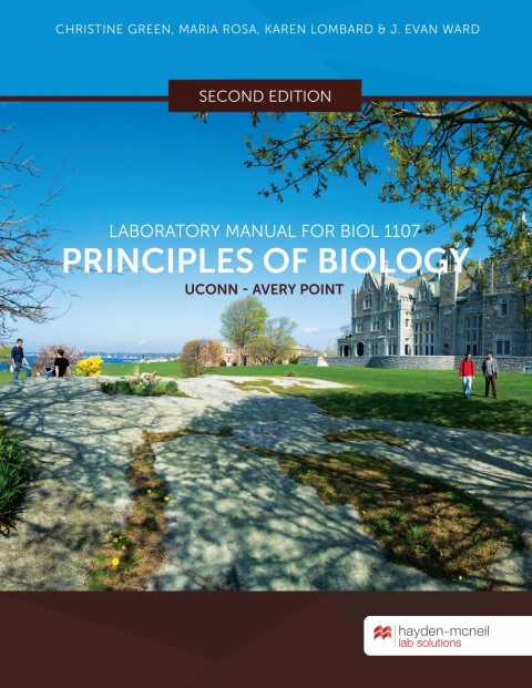 Cover image for book Principles of Biology: Laboratory Manual for BIOL 1107 - University of Connecticut, Avery Point