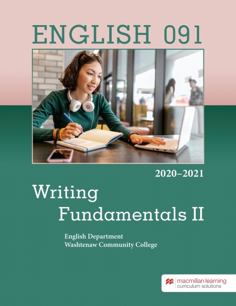 Cover image for book English 091: Writing Fundamentals II - Washtenaw Community College