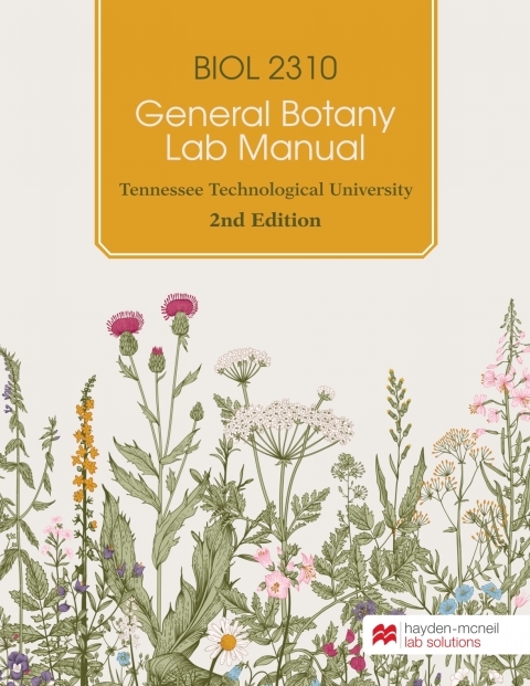 Cover image for book BIOL 2310: General Botany Lab Manual - Tennessee Technological University
