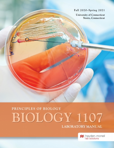 Cover image for book BIOL 1107: Principles of Biology I Laboratory Manual - University of Connecticut at Storrs