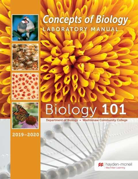 Cover image for book Biology 101: Concepts of Biology Laboratory Manual - Washtenaw Community College