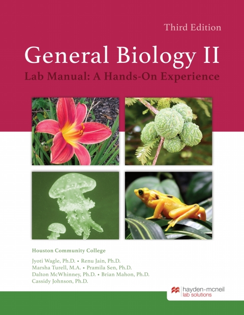 Cover image for book General Biology II Lab Manual: A Hands-On Experience - Houston Community College
