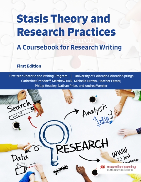 Cover image for book ENG 1410: Stasis Theory and Research Practices: A Coursebook for Research Writing - UCCS
