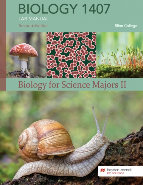Cover image for book Biology 1407: Biology for Science Majors II, Lab Manual - Blinn College
