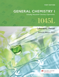 GENERAL CHEMISTRY I Including Household Chemistry Experiments CHEM ...