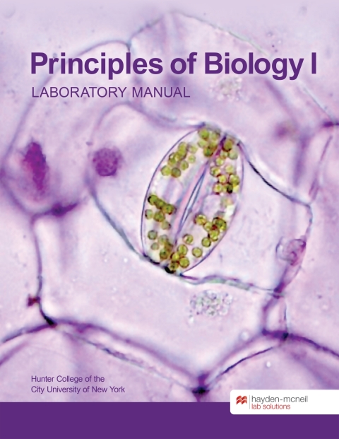 Cover image for book Principles of Biology I - Hunter College