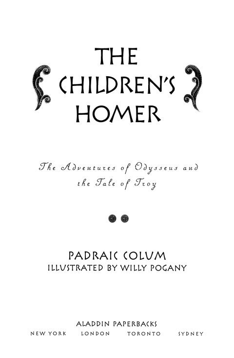 Cover image for book The Children's Homer