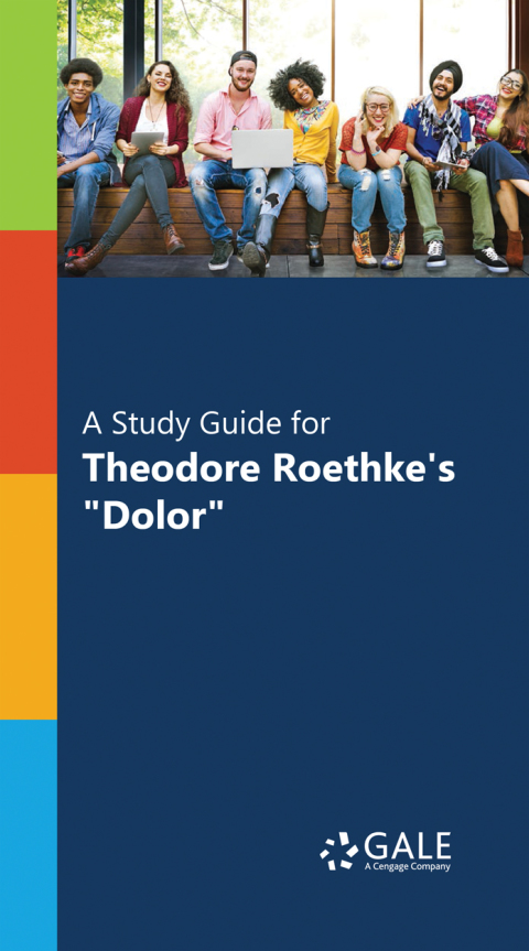 Cover image for book A Study Guide for Theodore Roethke's "Dolor"