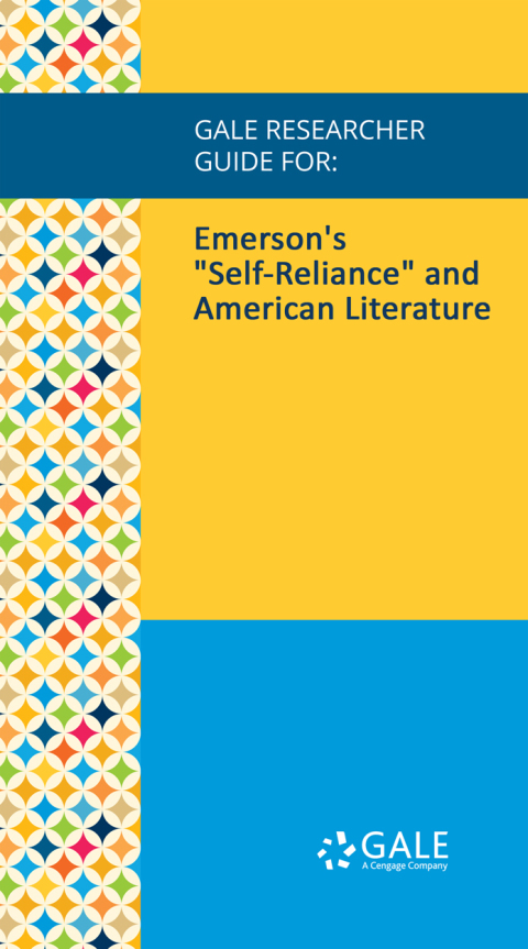 Cover image for book Gale Researcher Guide for: Emerson's "Self-Reliance" and American Literature