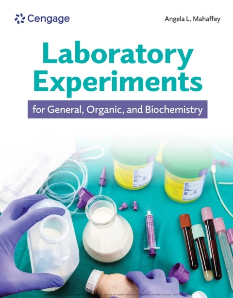 Cover image for book Laboratory Experiments for General, Organic, and Biochemistry