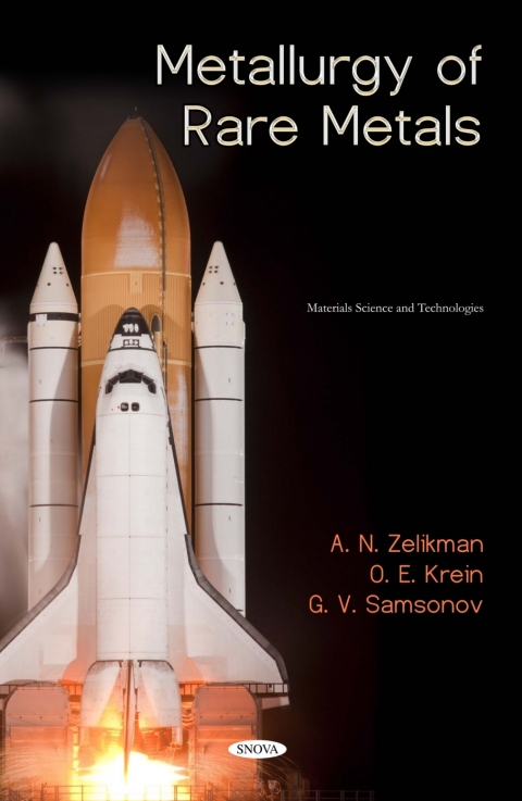 Cover image for book Metallurgy of Rare Metals