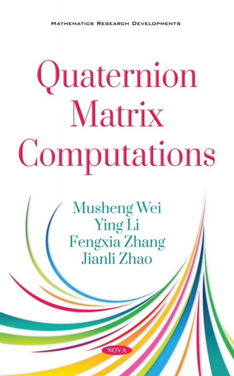 Cover image for book Quaternion Matrix Computations
