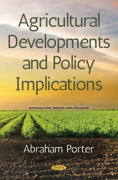 Cover image for book Agricultural Developments and Policy Implications
