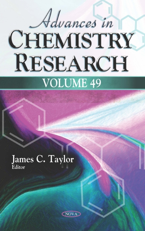 Cover image for book Advances in Chemistry Research. Volume 49