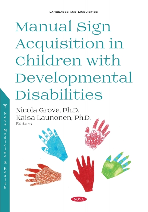 Cover image for book Manual Sign Acquisition in Children with Developmental Disabilities