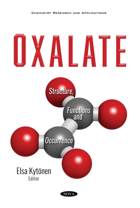 Cover image for book Oxalate: Structure, Functions and Occurrence
