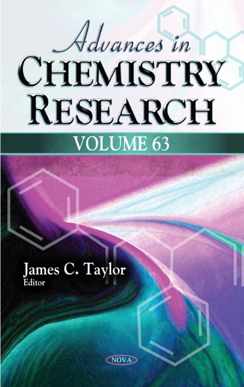 Cover image for book Advances in Chemistry Research. Volume 63