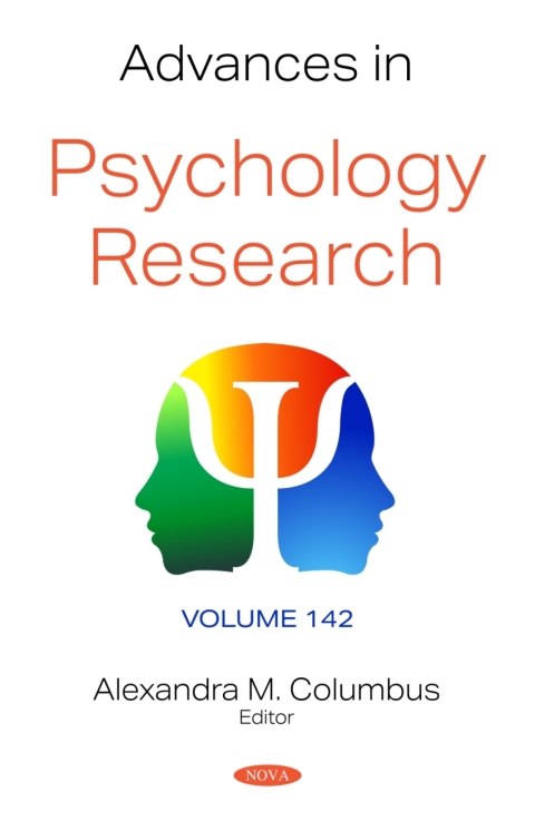Cover image for book Advances in Psychology Research. Volume 142