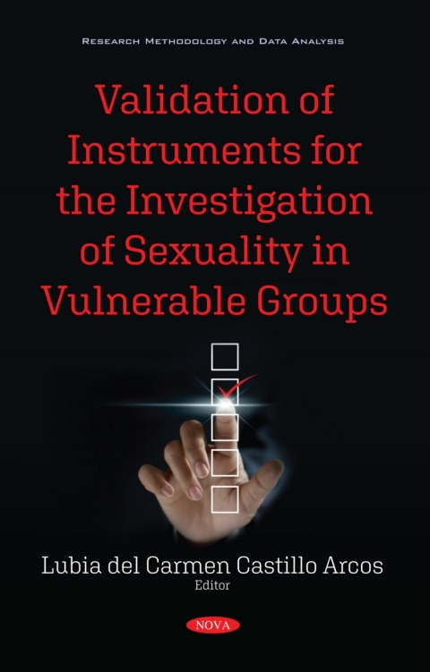 Cover image for book Validation of Instruments for the Investigation of Sexuality in Vulnerable Groups