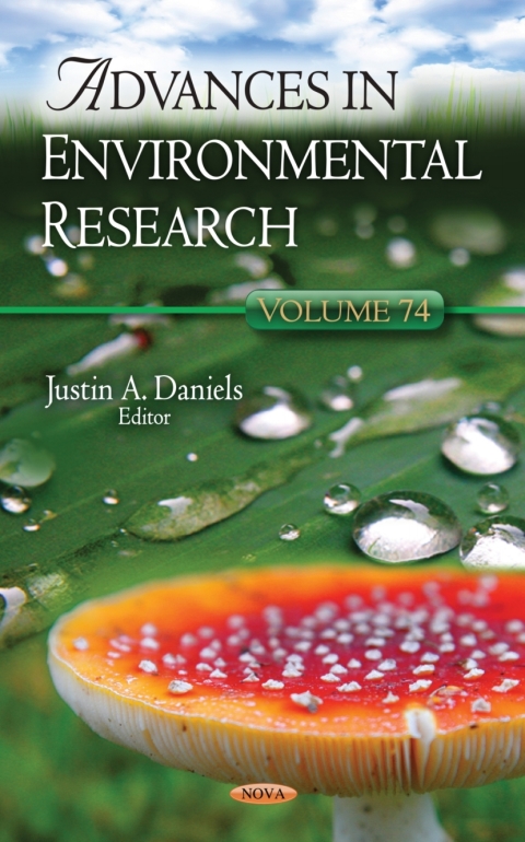 Cover image for book Advances in Environmental Research. Volume 74