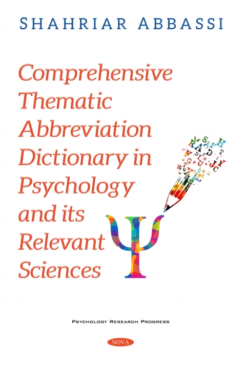 Cover image for book Comprehensive Thematic Abbreviation Dictionary in Psychology and its Relevant Sciences