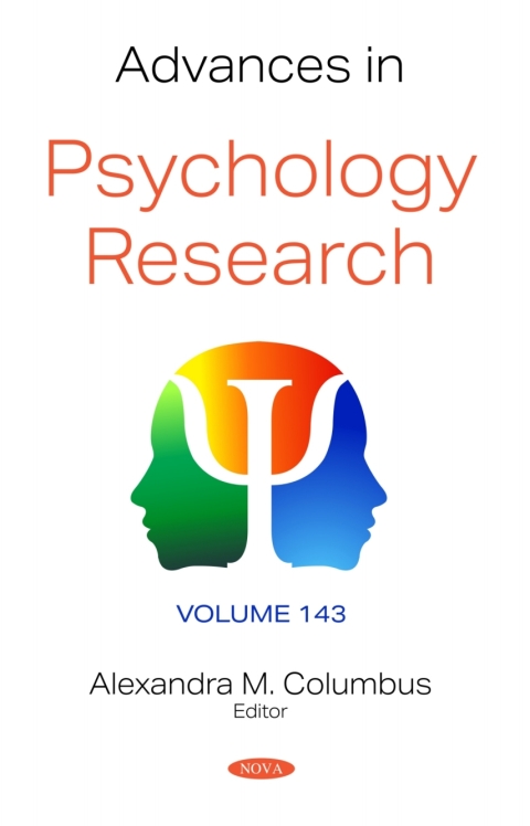 Cover image for book Advances in Psychology Research. Volume 143
