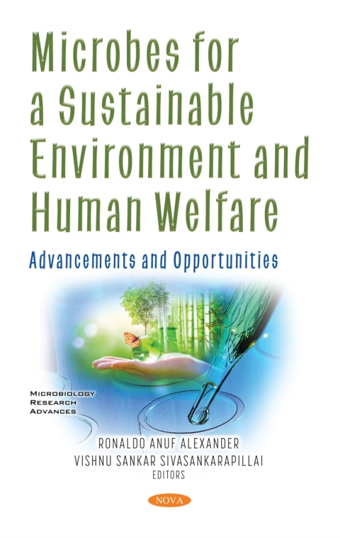 Cover image for book Microbes for a Sustainable Environment and Human Welfare: Advancements and Opportunities