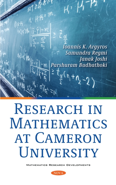 Cover image for book Research in Mathematics at Cameron University