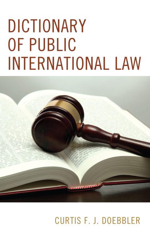 Cover image for book Dictionary of Public International Law