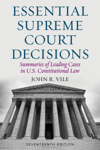 Cover image: Essential Supreme Court Decisions 17th edition 9781538111956