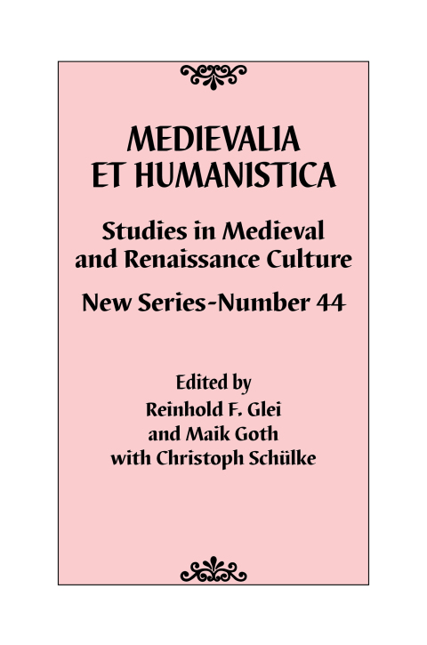 Cover image for book Medievalia et Humanistica, No. 44