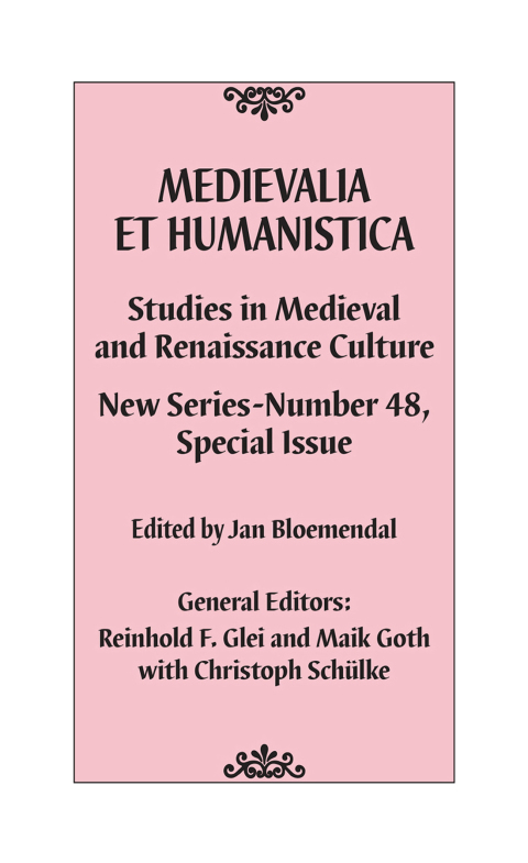 Cover image for book Medievalia et Humanistica, No. 48