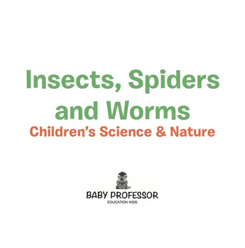 Cover image for book Insects, Spiders and Worms | Children's Science & Nature