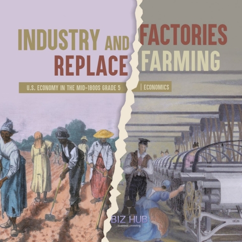 Cover image for book Industry and Factories Replace Farming | U.S. Economy in the mid-1800s Grade 5 | Economics