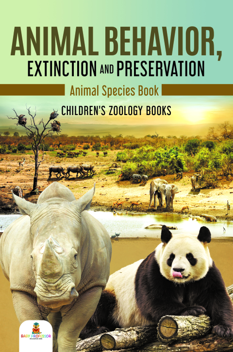 Cover image for book Animal Behavior, Extinction and Preservation : Animal Species Book | Children's Zoology Books