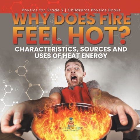 Cover image for book Why Does Fire Feel Hot? Characteristics, Sources and Uses of Heat Energy | Physics for Grade 2 | Children’s Physics Books