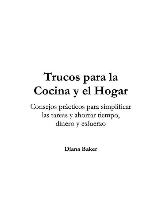 Cover image for book Trucos para la Cocina y el Hogar