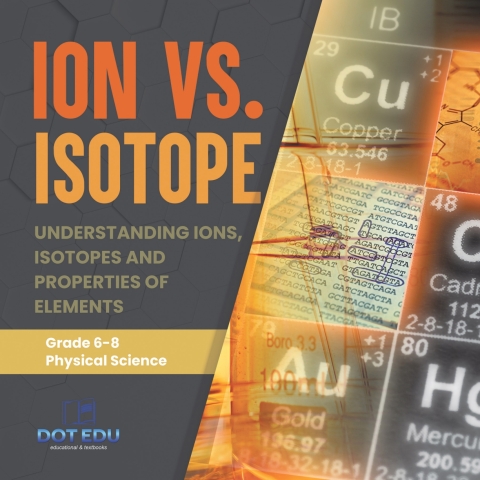 Cover image for book Ion vs. Isotope | Understanding Ions, Isotopes and Properties of Elements | Grade 6-8 Physical Science