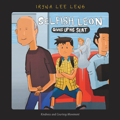 Cover image for book Selfish Leon Gives up His Seat