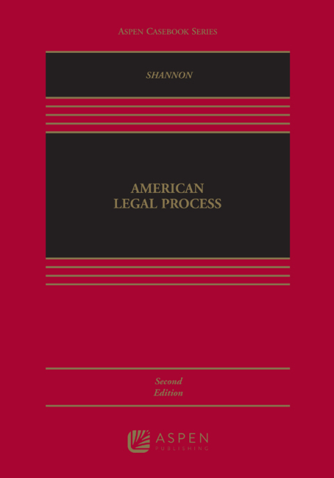 Cover image for book American Legal Process
