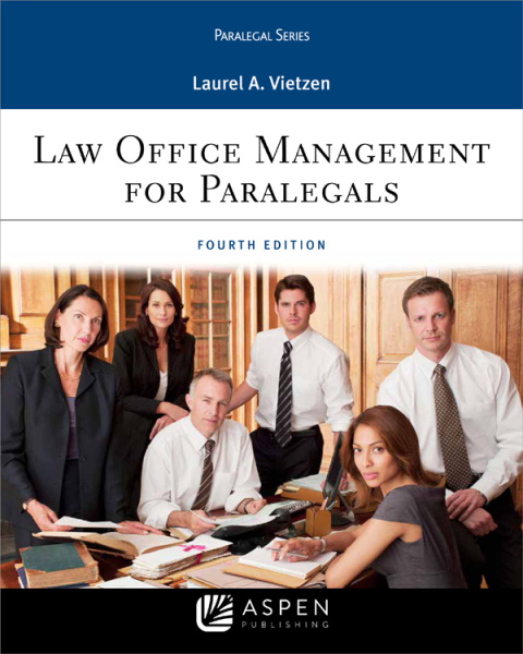 Cover image for book Law Office Management for Paralegals