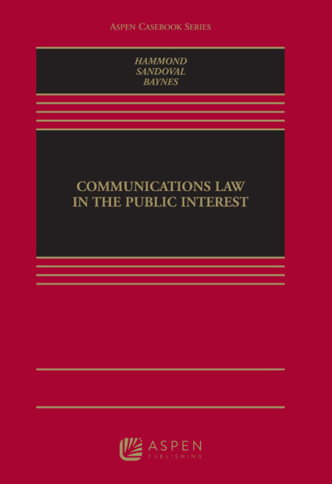 Cover image for book Communications Law in the Public Interest