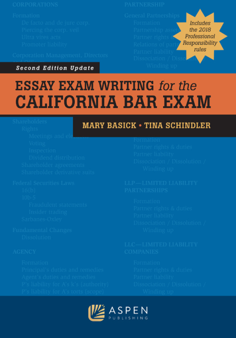 Cover image for book Essay Exam Writing for the California Bar Exam